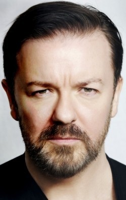 Full Ricky Gervais filmography who acted in the animated movie Valiant.