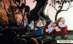 Snow White and the Seven Dwarfs photo from the set.