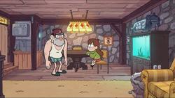 Gravity Falls photo from the set.