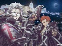 Trinity Blood photo from the set.