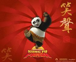 Kung Fu Panda photo from the set.