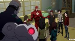 Justice League: The Flashpoint Paradox photo from the set.