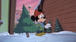 Mickey's Once Upon a Christmas photo from the set.
