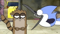 Regular Show photo from the set.