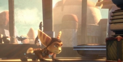 Ratchet & Clank photo from the set.
