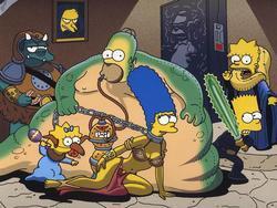 The Simpsons photo from the set.