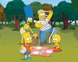The Simpsons photo from the set.