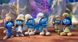 Smurfs: The Lost Village photo from the set.