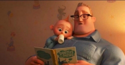 Incredibles 2 photo from the set.