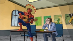 Ultimate Spider-Man photo from the set.