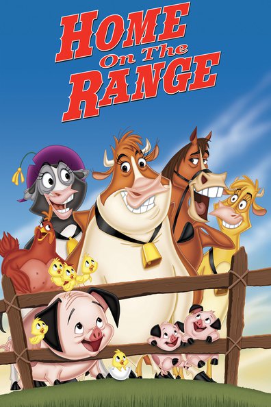 Animated movie Home on the Range poster