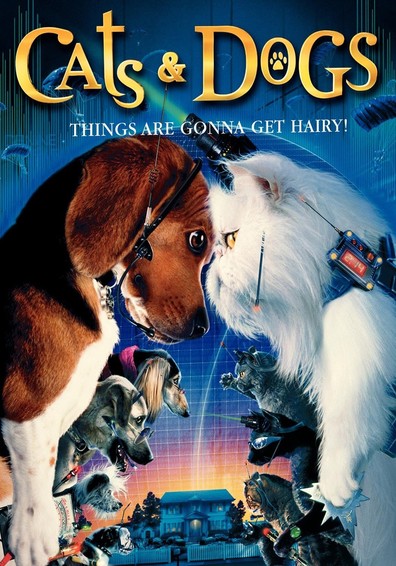 Animated movie Cats & Dogs poster