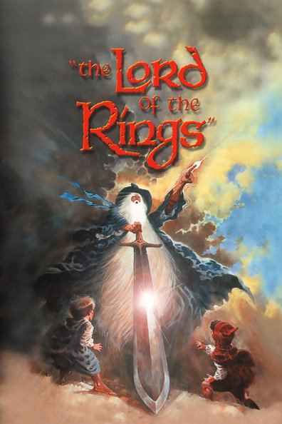 Animated movie The Lord of the Rings poster