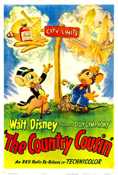 Animated movie The Country Cousin poster