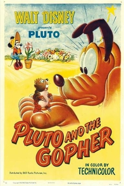 Animated movie Pluto and the Gopher poster