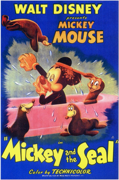 Animated movie Mickey and the Seal poster