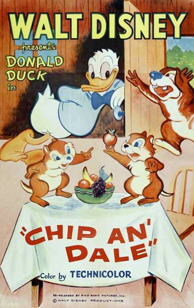 Animated movie Chip an' Dale poster