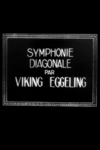 Animated movie Symphonie diagonale poster