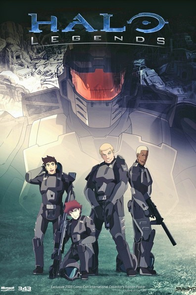 Animated movie Halo Legends poster