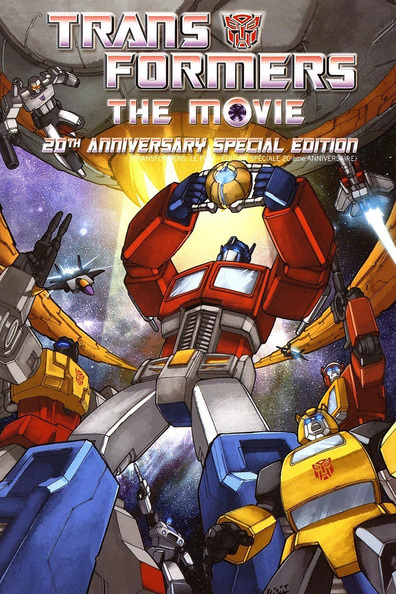 Animated movie The Transformers: The Movie poster