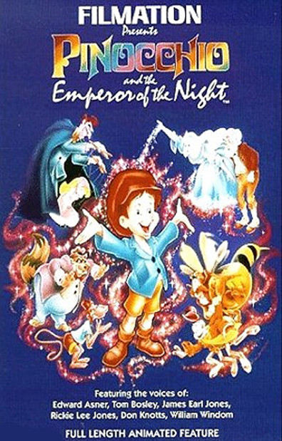 Animated movie Pinocchio and the Emperor of the Night poster