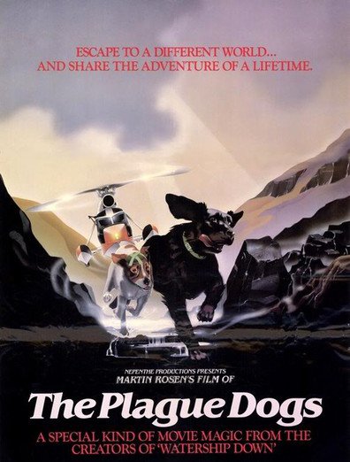 Animated movie The Plague Dogs poster