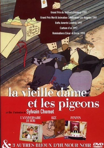 Animated movie La vieille dame et les pigeons poster