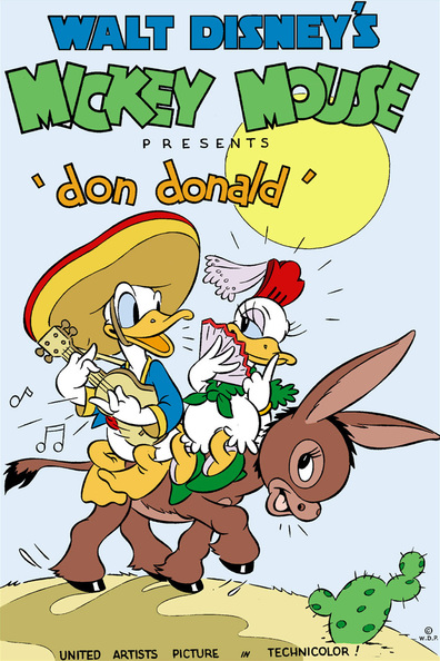 Animated movie Don Donald poster