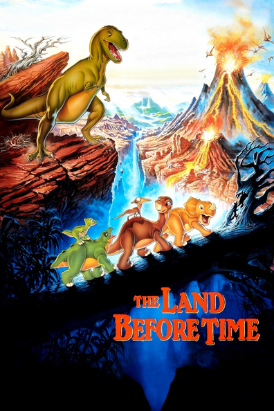 Animated movie The Land Before Time poster