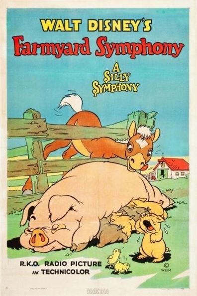 Animated movie Farmyard Symphony poster