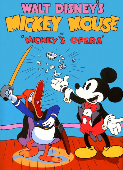 Animated movie Mickey's Grand Opera poster