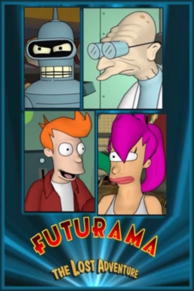 Animated movie Futurama: The Lost Adventure poster