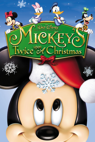 Animated movie Mickey's Twice Upon a Christmas poster