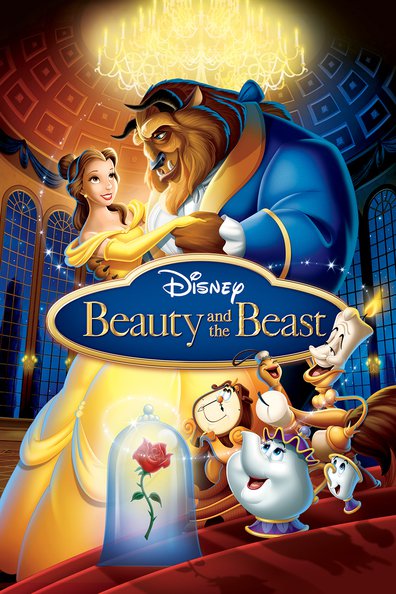 Animated movie Beauty and the Beast poster