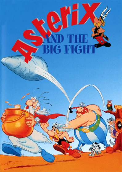 Animated movie Asterix et le coup du menhir poster