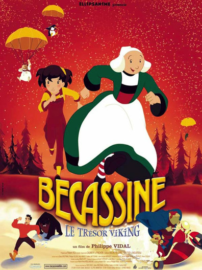 Animated movie Becassine - Le tresor viking poster