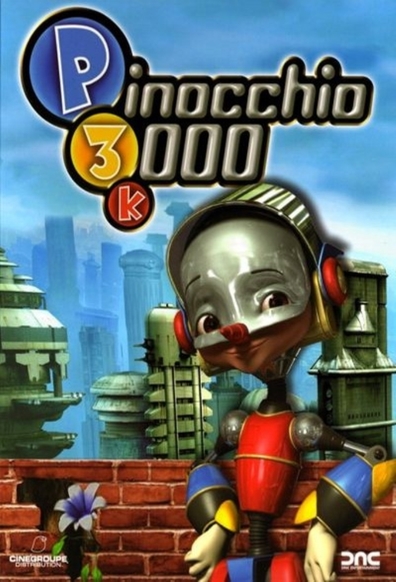 Animated movie Pinocchio 3000 poster