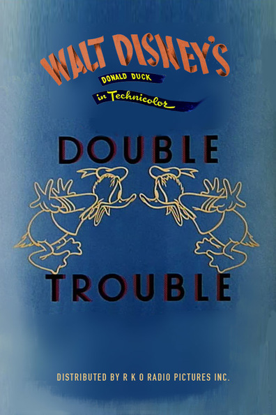 Animated movie Donald's Double Trouble poster