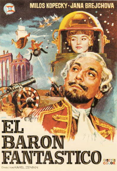Animated movie Baron Prasil poster