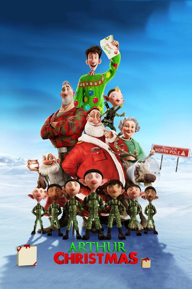 Animated movie Arthur Christmas poster