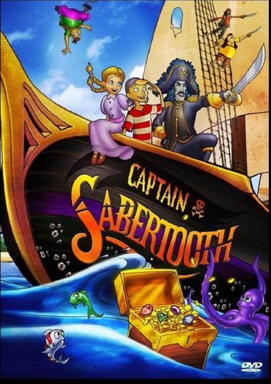 Animated movie Kaptein Sabeltann poster