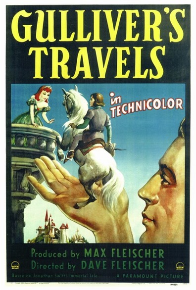 Animated movie Gulliver's Travels poster