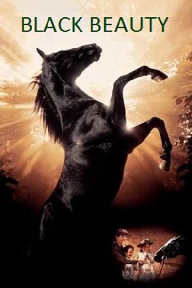 Animated movie Black Beauty poster