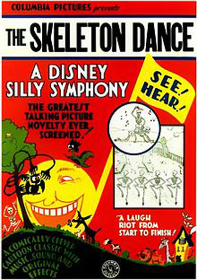 Animated movie The Skeleton Dance poster