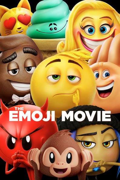 Animated movie The Emoji Movie poster