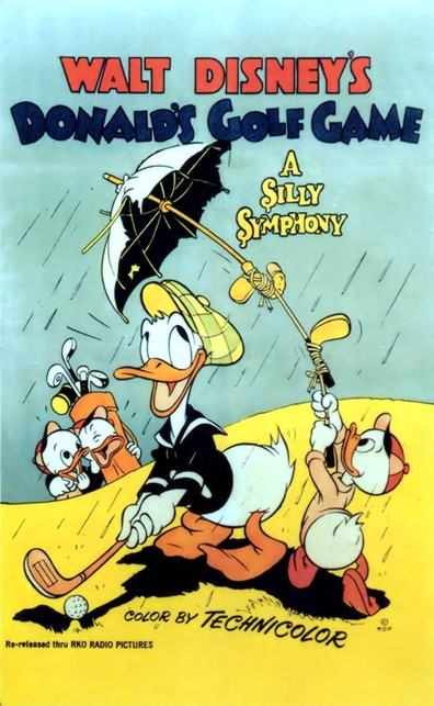 Animated movie Donald's Golf Game poster