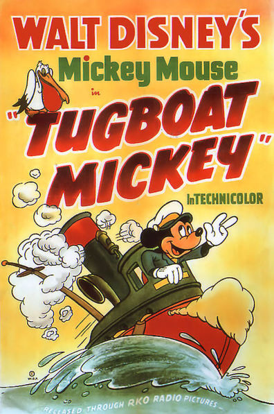 Animated movie Tugboat Mickey poster
