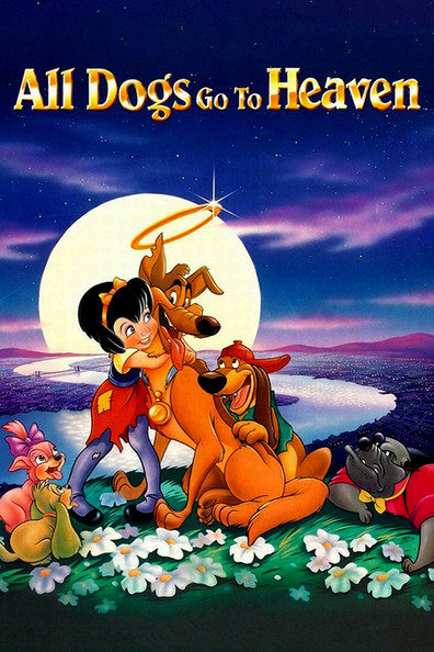 Animated movie All Dogs Go to Heaven poster