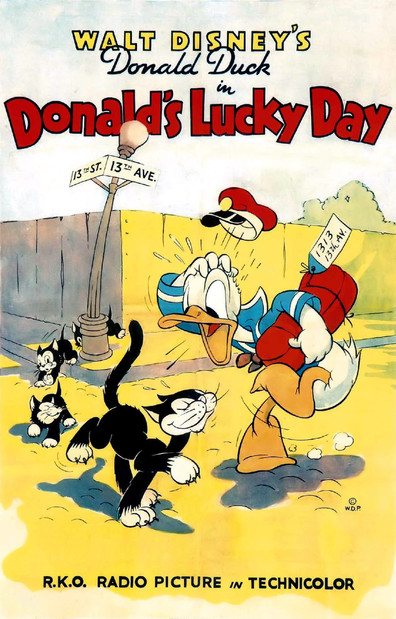 Animated movie Donald's Lucky Day poster