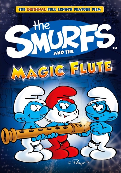 Animated movie La flute a six schtroumpfs poster